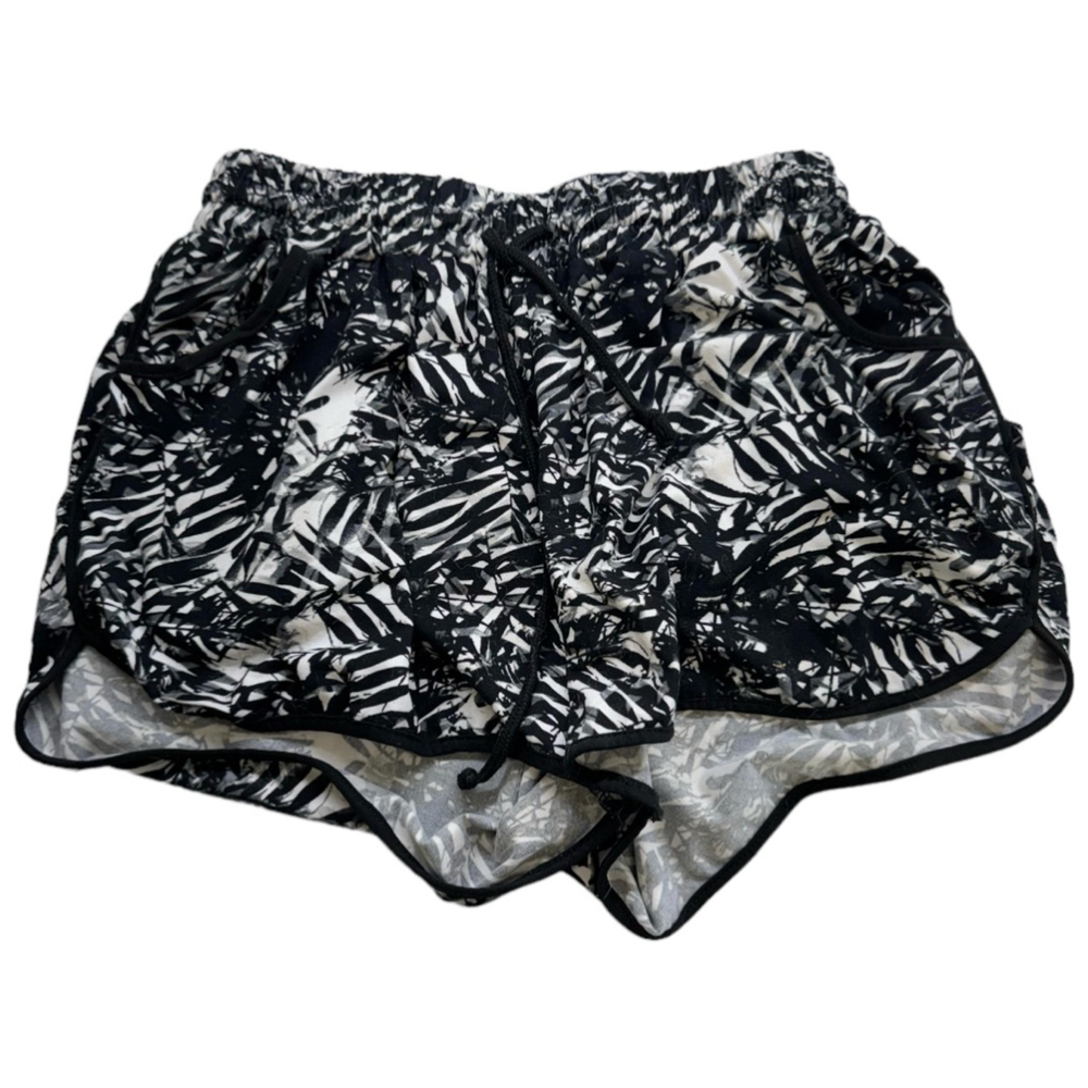 Black and white shorts  waist band